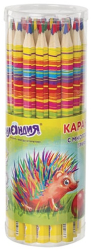 Цветной карандаш ЮНЛАНДИЯ форма шестигранная 1 шт