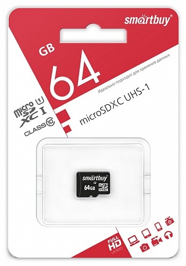 Карта памяти Smartbuy SB64GBSDCL10 64 Гб