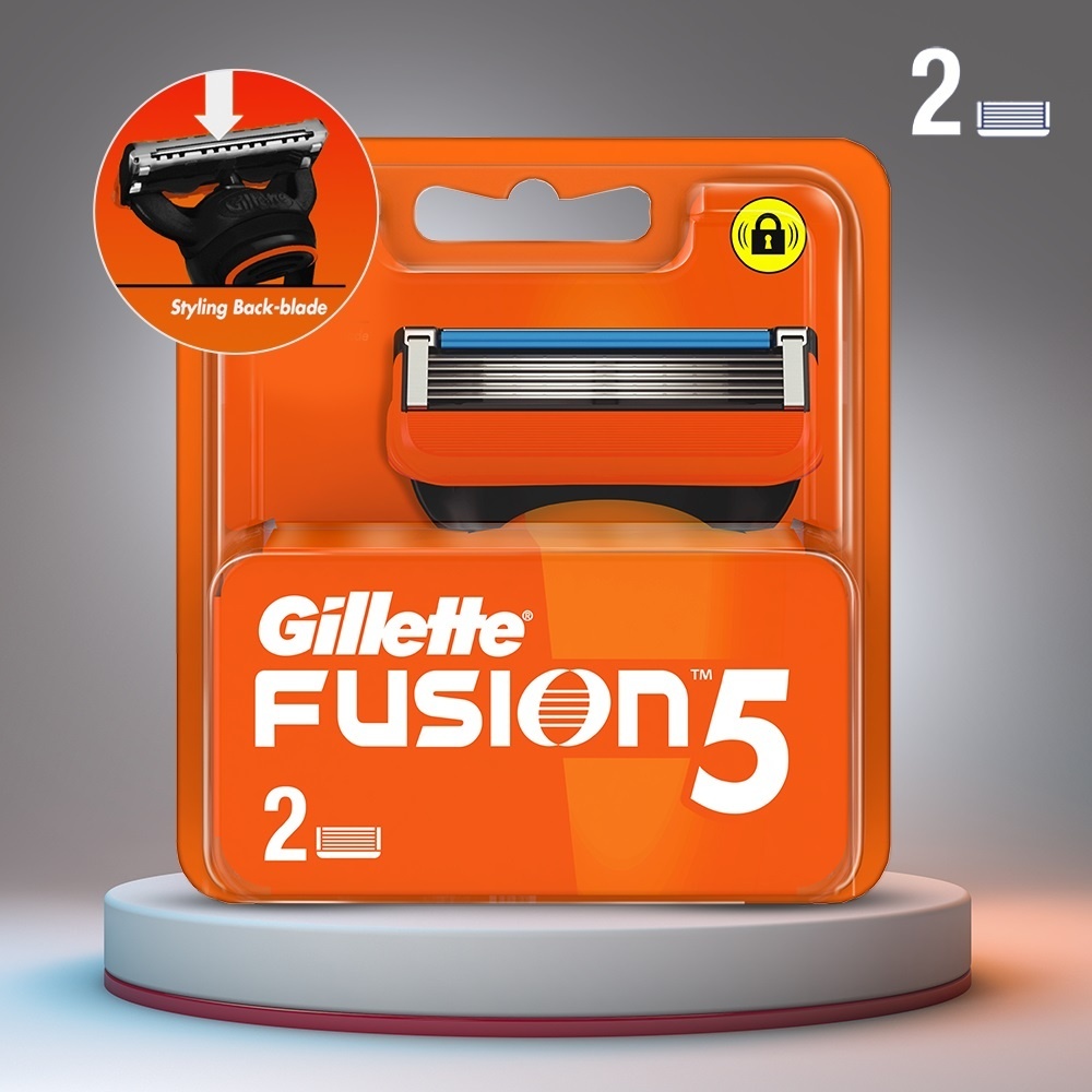 Gillette Fusion5 сменные кассеты 2 шт