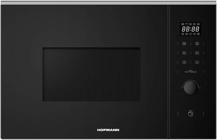 Микроволновая печь Hofmann MWV25BG2HF черный