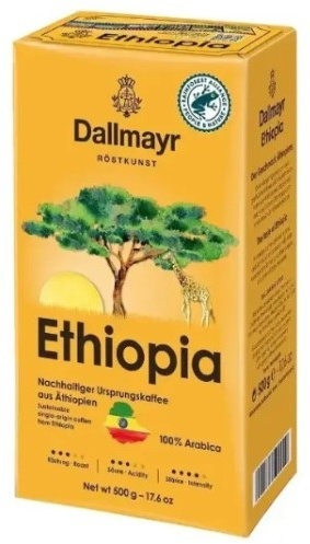 Кофе Dallmayr Ethiopia молотый 500 г