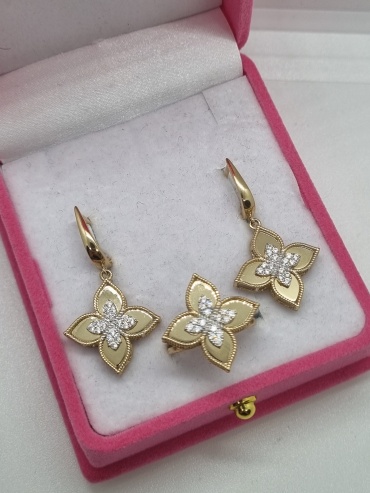Zhanar Gold ZHA84_932 вес 7.27 г золото, фианит