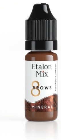 Etalon Mix №8 Tiziano mineral series пигмент для бровей 10 мл