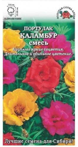 Золотая сотка Алтая Портулак Каламбур смесь