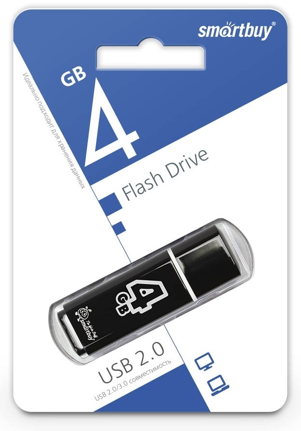 SmartBuy Glossy Series 4GB черный