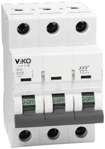VIKO автоматический выключатель 3P 63 A, 4.5 кА, 230 В