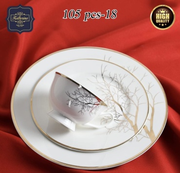 Сервиз на 12 персон Katherina , предметов: 105, чайно-столовый, фарфор