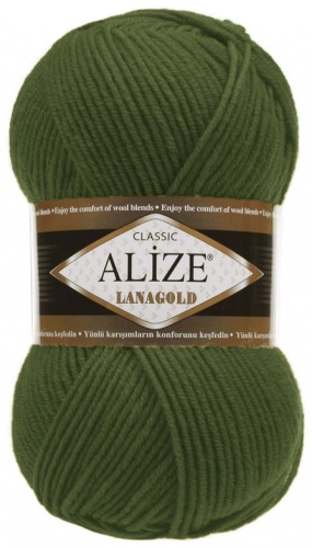 Моток Alize Lanagold classic 29 - Хаки 240 м 100 г