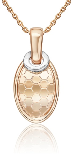 Подвеска ЮЗ Платина 03-3476-00-000-1111 вес 2.11 г золото, без вставок
