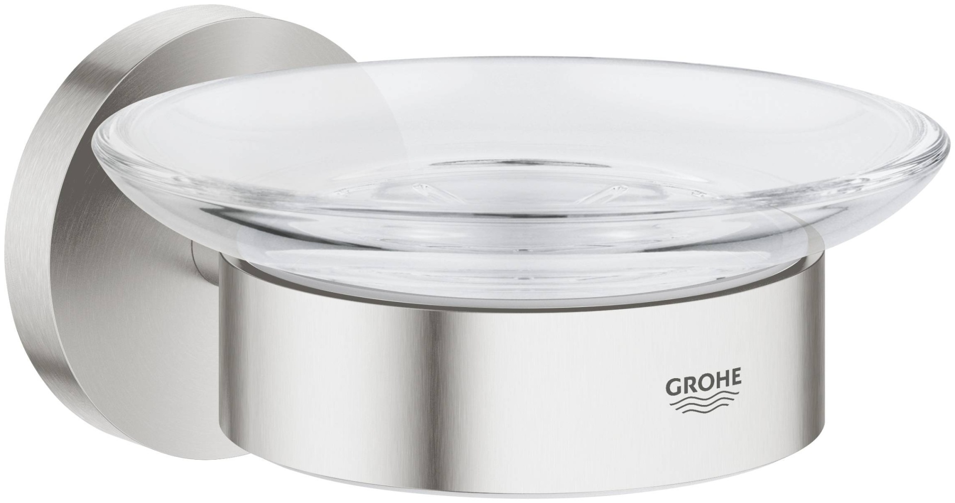 Grohe мыльница Essentials 40444DC1 1 шт, металл, стекло