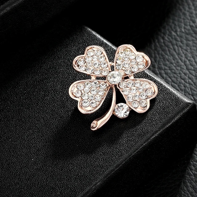 Брошь Jewelry бижутерный сплав, бисер, стразы