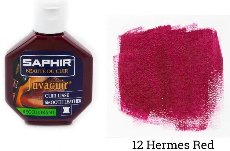 Saphir крем красный, Juvacuir Hermes Red