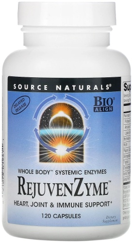 Source Naturals БАД RejuvenZyme 120 капсул