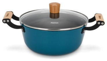 Кастрюля 4 л, Fissman 4014 чугун