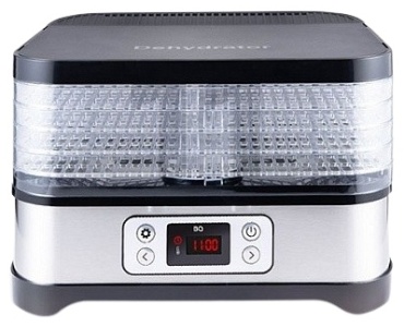 Электросушилка BQ FD1001 черный, серебристый