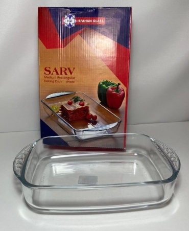 Форма для запекания Isfahan Glass стекло, 1 шт