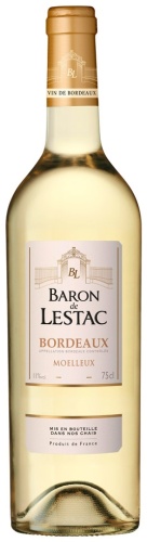 Вино Baron De Lestac Bordeaux Moelleux полусладкое белое 11% 0.75 л