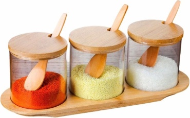 Lefard банка Jars With Spoons 700391S , стекло