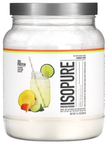 Isopure, Infusions, протеиновый порошок, манго и лайм, 400 г (14,1 унции)