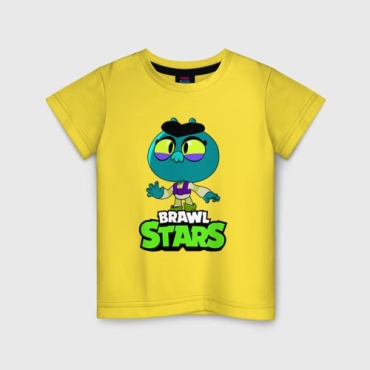 Футболка Бравл Старс Ева Brawl Stars TMH_TREND.KZ желтый