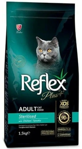Reflex Plus Sterilised для стерилизованных курица 1.5 кг