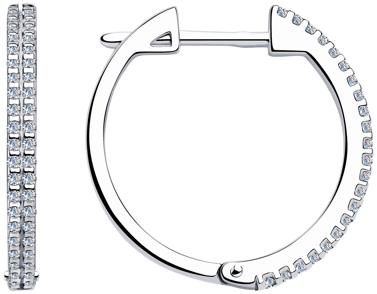 Конго SOKOLOV 94023586 вес 3.59 г серебро, фианит
