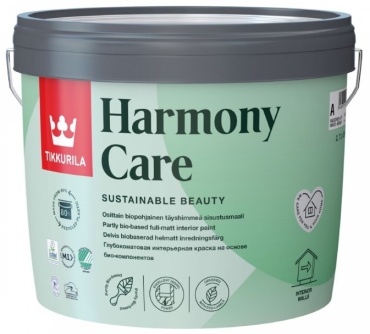 Tikkurila акриловая Harmony Care 9 л, белый цвет
