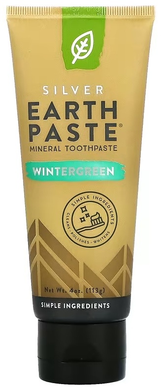REDMOND TRADING COMPANY зубная паста Silver Earthpaste Mineral Toothpaste Wintergreen 113 г