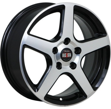 YST M62 6x15/4x100 D60.1 ET46 4 диска черный, серебристый