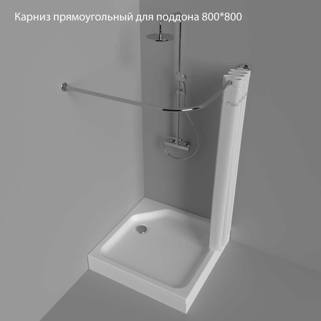 Карниз Г-образный Triton 80 см, 410770
