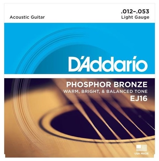 Струны Струны D'Addario EJ16 NT12-53