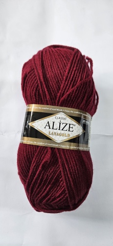 Моток Alize LANAGOLD 30245329_353640512 Вишня 240 м 100 г