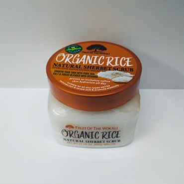 WOKALI скраб Organic Rice для тела 600 мл