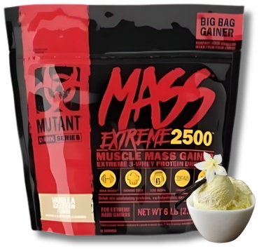 Mutant Mass XXXTREME 2500, 6 lbs. Ваниль 2720 г