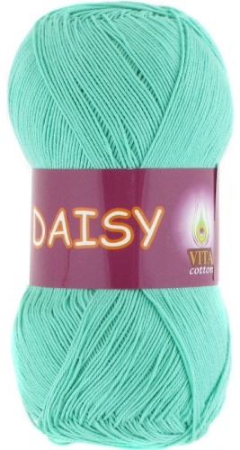 Моток Vita Cotton 4409 светлая зеленая бирюза 295 м 50 г