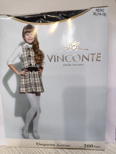 Колготки классические Vinconte черный