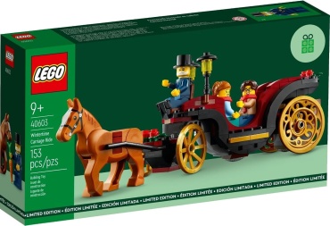 Конструктор LEGO Holiday & Event:Зимняя прогулка на карете 40603, деталей 153 шт