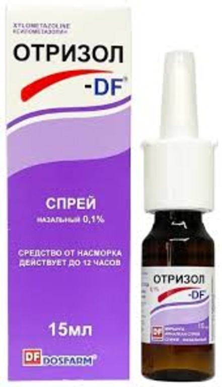 ОТРИЗОЛ-DF 0.1% 15мл спрей наз