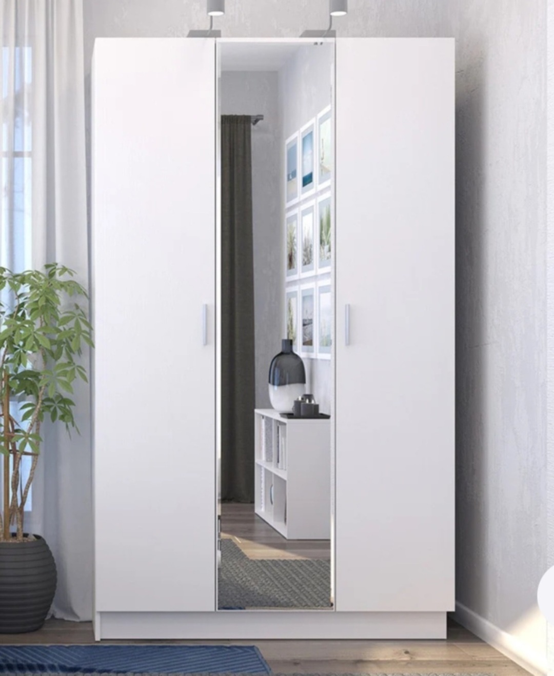 Купить Распашной шкаф MB HOME МБ Home Агата трехстворчатый ШК111040 ...