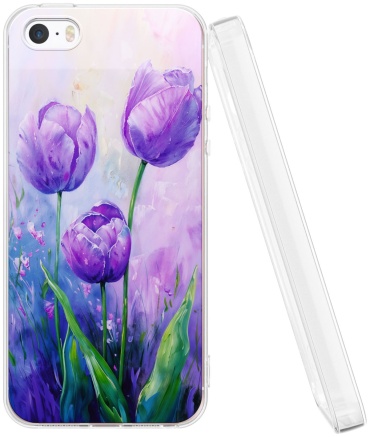Чехол Mcover для Apple iPhone SE, iPhone 5, iPhone 5S рисунок