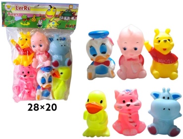 Пищалки 247553, резина, мультиколор
