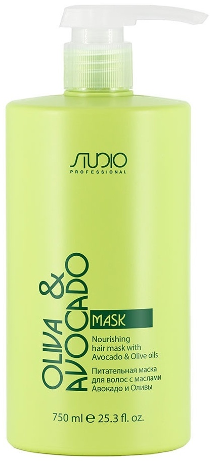 STUDIO PROFESSIONAL для волос с маслами Оливы и авокадо 750 мл