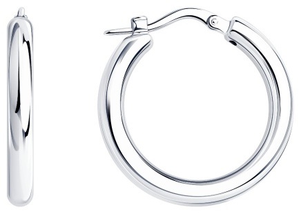 Серьги SOKOLOV 94024444 вес 3.81 г серебро, без вставок