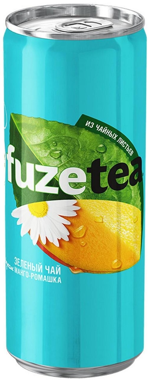 Купить Холодный чай Fuse-tea зеленый манго, ромашка 0.33 л в Алматы ...