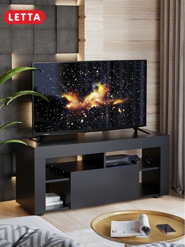ТВ-тумба напольная Letta 478536849WB34, 109x48x35 см, черный