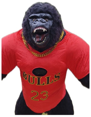 Карнавальный костюм Костюм Горилла 2,6м Черный Bulls черный
