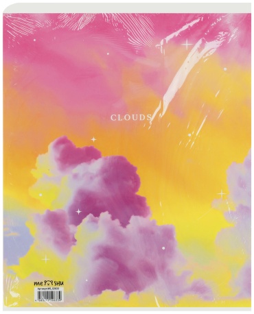 Общая тетрадь MESHU "Clouds", 48 л, А5, клетка, мягкая обложка, 1 шт