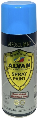 Alvan краска Spray Paint тон голубой, 400 мл