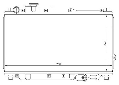 SAT радиатор основной SG-KI0001-MT