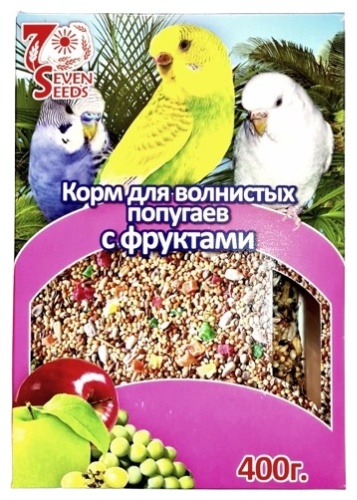 Seven Seeds с фруктами для волнистых попугаев 400 г